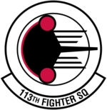 113th Fighter Squadron emblem.svg