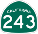 State Route 243 marker