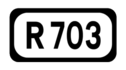 R703 road shield}}