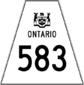 Highway 583 shield