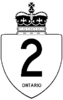 Highway 2 shield