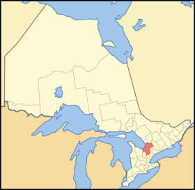 Location of Simcoe County