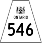 Highway 546 shield