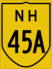 National Highway 45A marker