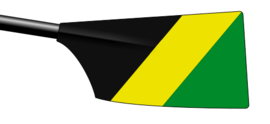 Image showing the rowing club's blade colours