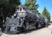 UP "Big Boy", an example of a simple Mallet. This type is generally regarded as the largest steam locomotive in the world.