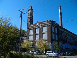 Part of the former Peters Cartridge Company complex