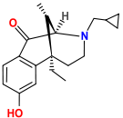 Chemical structure of Ethylketocyclazocine.