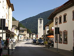 The main street