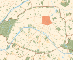 Paris and its closest suburbs