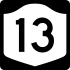 NYS Route 13 marker