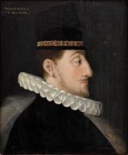 A profile portrait of Sigismund by Polish painter Jan Szwankowski from around 1590