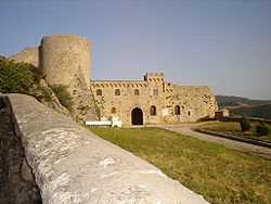 Romanic castle of Bovino with Norman Tower