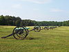 cannon on battlefield