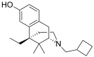 Chemical structure of Cogazocine.