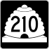 State Route 210 marker