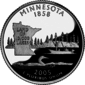 Minnesota quarter dollar coin