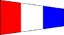 ICS Pennant Three.svg