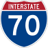 Interstate 70 marker