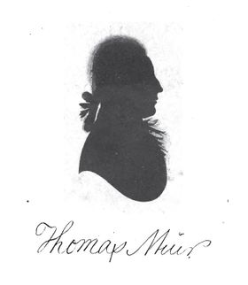 Profile of Thomas Muir taken from a bust circa 1793