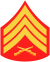 three chevrons with crossed rifles