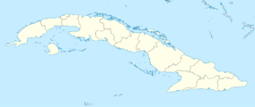 Map showing the location of Alejandro de Humboldt National Park