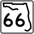 State Road 66 marker