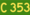 Australian Alphanumeric State Route C353.png