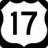 U.S. Highway 17 marker