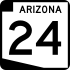 State Route 24 marker