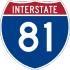 Interstate 81 marker