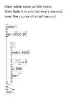 Filters and data flow code