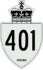 Highway 401 shield