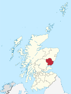 Angus within Scotland