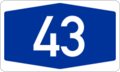 A43 shield}}