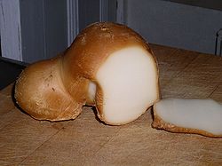 Smoked Scamorza (scamorza affumicata)