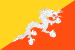 Flag of  Bhutan