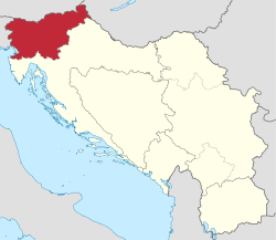 Location of Slovenia