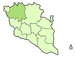 Location of Lipis District  ﻟﻴﭭﻴﺲ