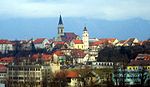 View of Kranj, the administrative centre of the Municipality of Kranj