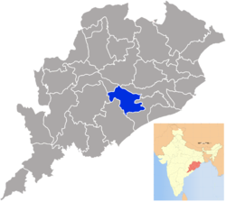 Location in Odisha, India