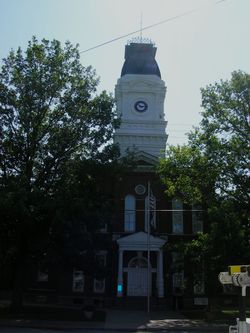 Henry County courthouse in New Castle, Kentucky