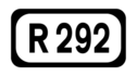 R292 road shield}}