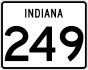 State Road 249 marker