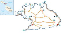 Map of Comino