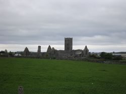 Clare Abbey, from which the parish takes its name