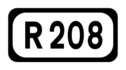 R208 road shield}}