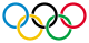 Olympic rings with white rims.svg