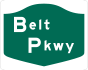 Belt Parkway marker