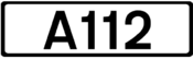 A112 road shield